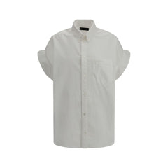 Camisa Balenciaga Oversized com mangas curtas