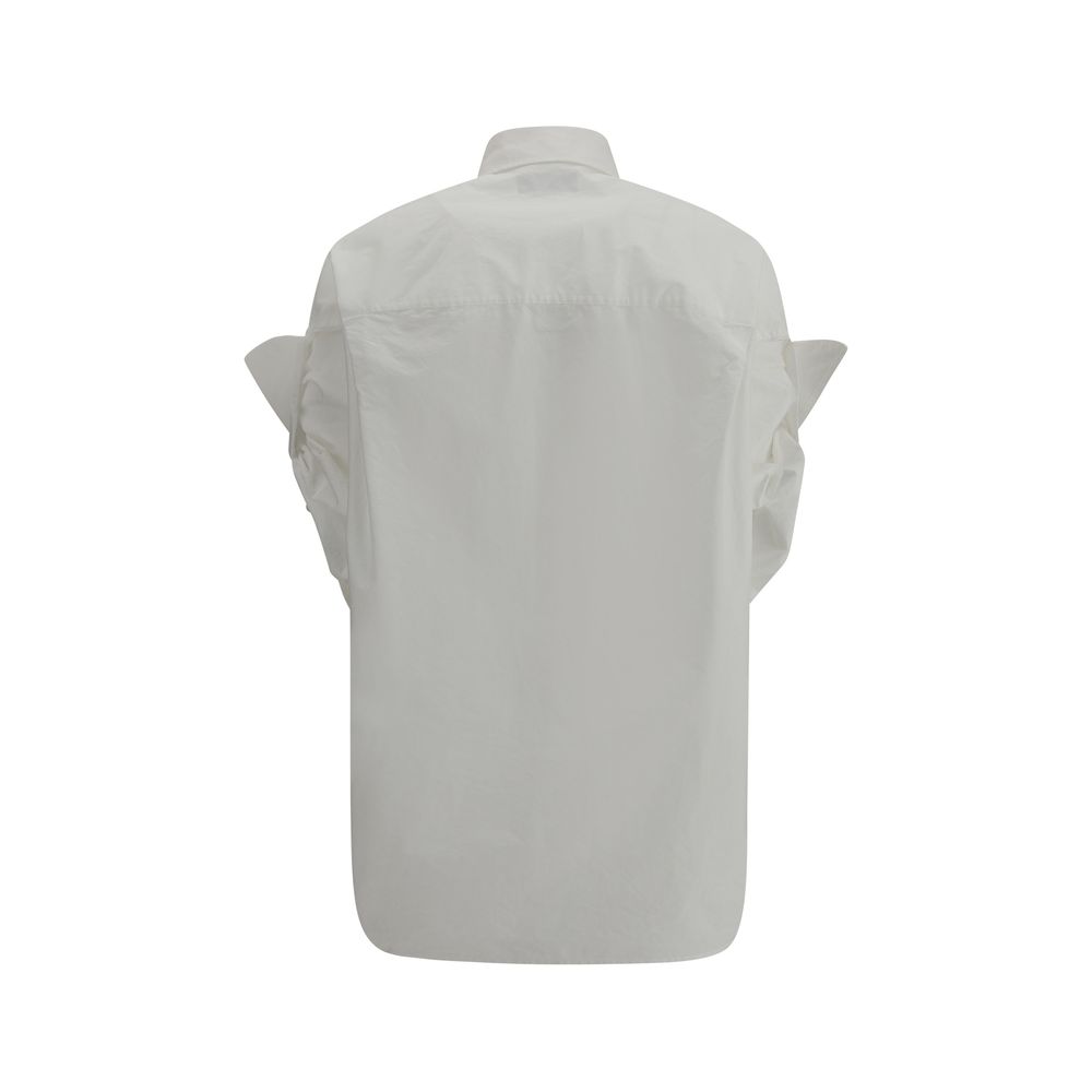 Camisa Balenciaga Oversized com mangas curtas