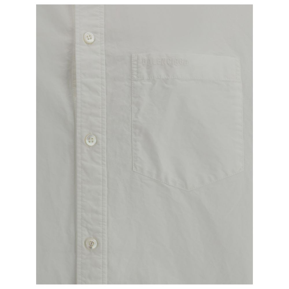 Camisa Balenciaga Oversized com mangas curtas