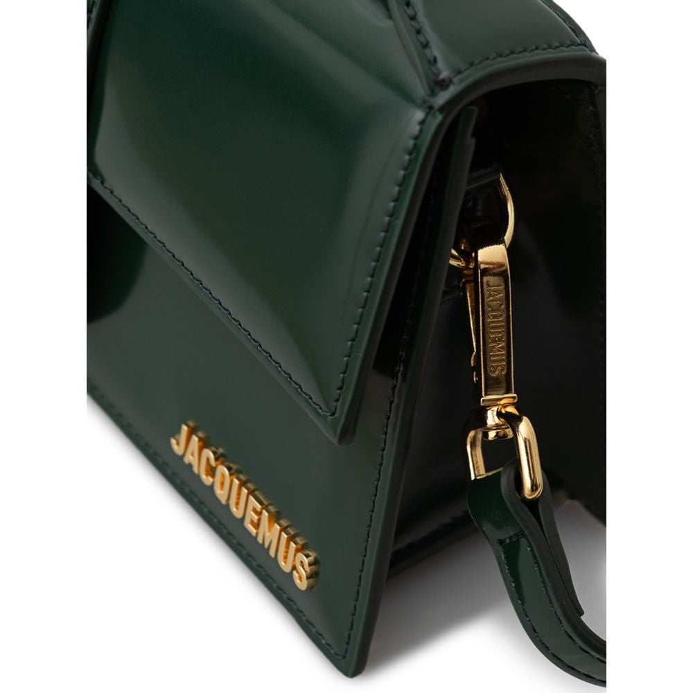 Bolsa de ombro Jacquemus em couro verde