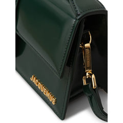 Bolsa de ombro Jacquemus em couro verde