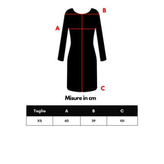 Vestido de lã preto Bottega Veneta
