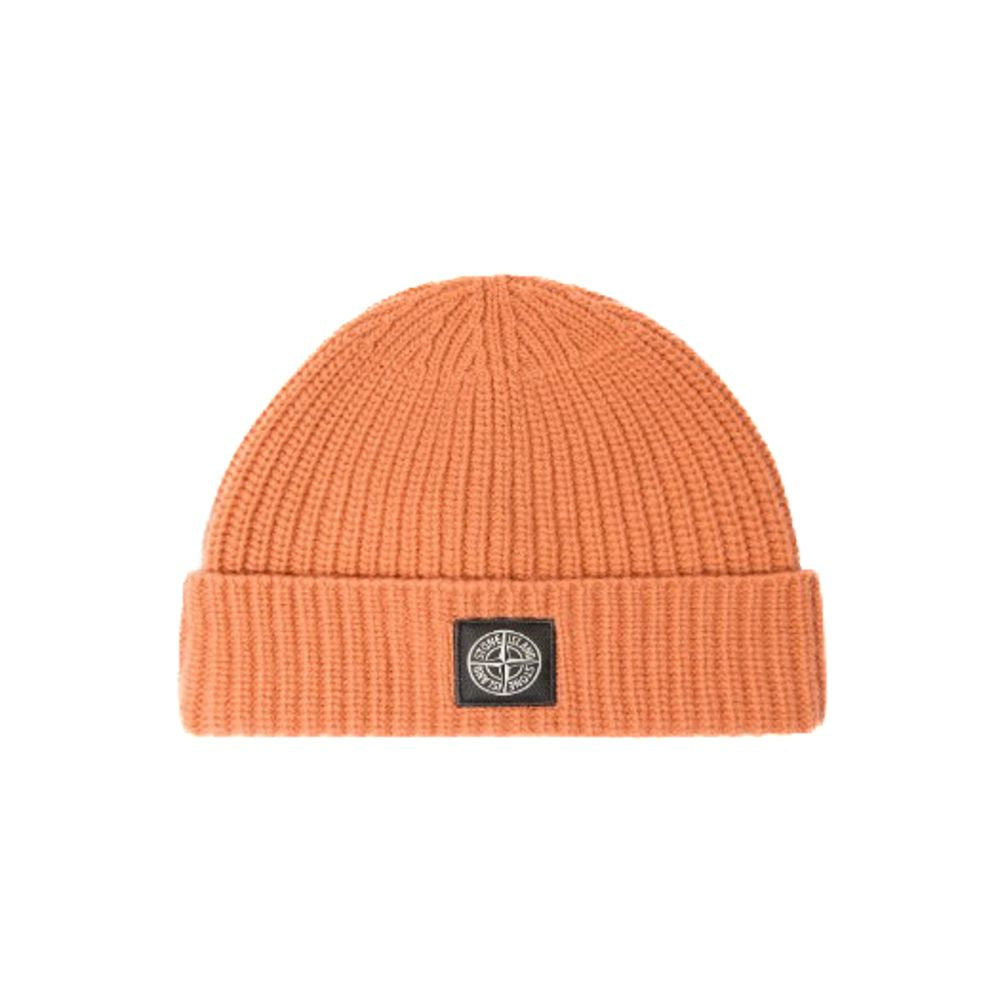 Chapéus e bonés de lã rosa Stone Island