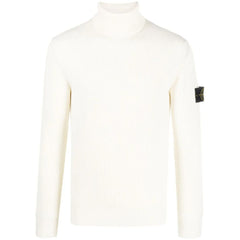 Suéter de lã branca Stone Island