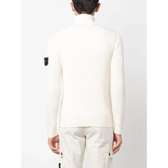 Suéter de lã branca Stone Island