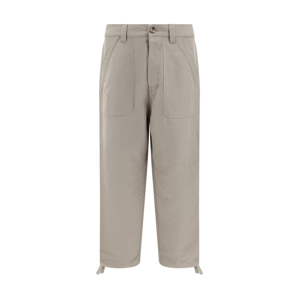 Calça de linho Brunello Cucinelli