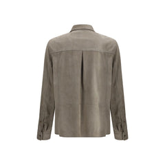 Camisa de camurça Brunello Cucinelli