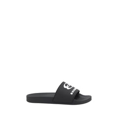 Chinelos com logotipo da Balenciaga