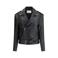 Jaqueta de couro Saint Laurent