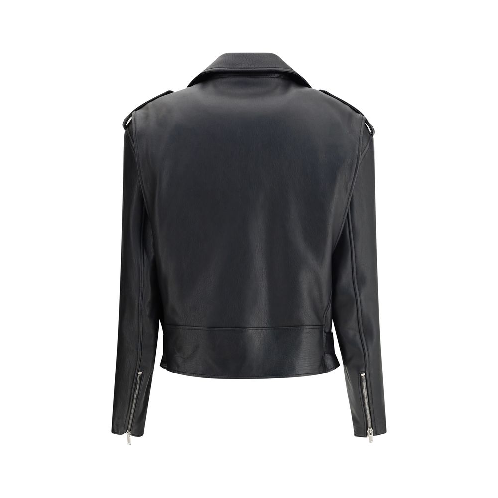 Jaqueta de couro Saint Laurent