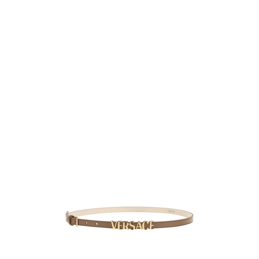 Cinto Versace com logotipo em letras