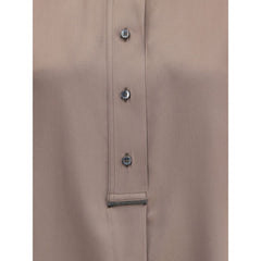 Camisa de seda Brunello Cucinelli