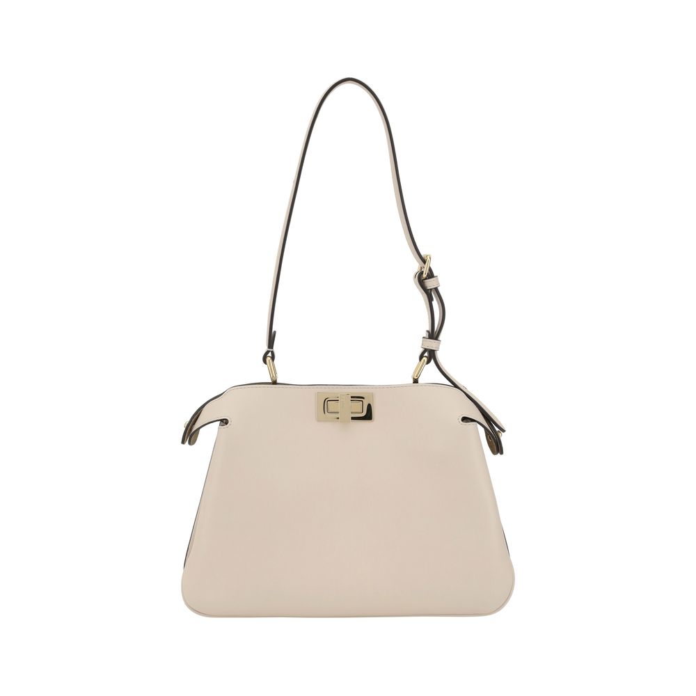 Bolsa de ombro Fendi Peekaboo de couro