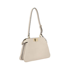 Bolsa de ombro Fendi Peekaboo de couro