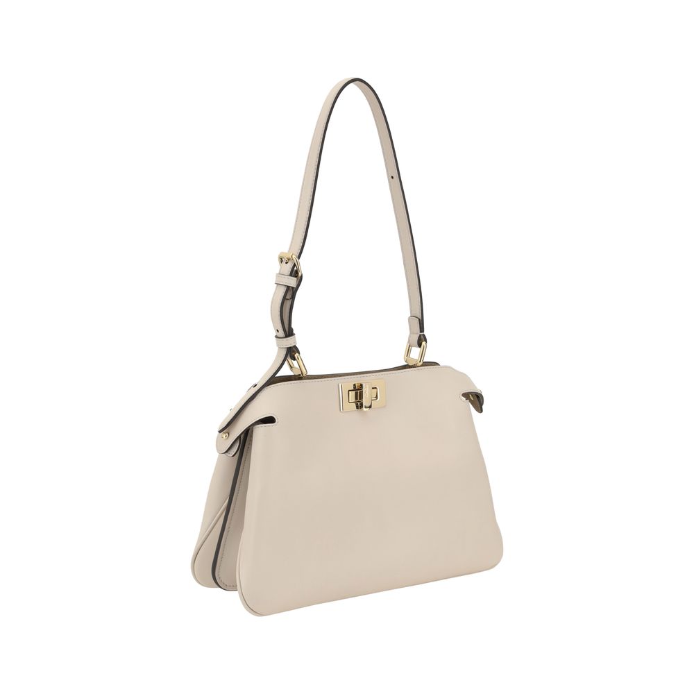 Bolsa de ombro Fendi Peekaboo de couro