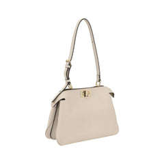 Bolsa de ombro Fendi Peekaboo de couro