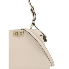 Bolsa de ombro Fendi Peekaboo de couro