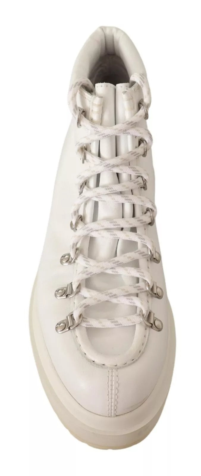 Tênis de couro branco com cadarço MM6 Maison Margiela