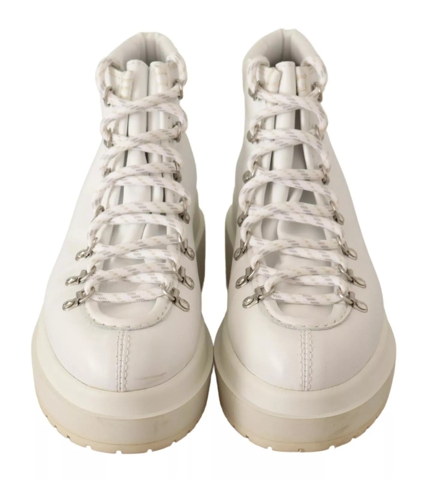 Tênis de couro branco com cadarço MM6 Maison Margiela