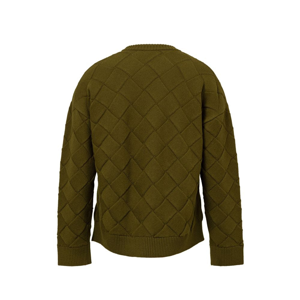 Suéter de lã verde Bottega Veneta