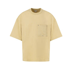 Camiseta de algodão bege Bottega Veneta