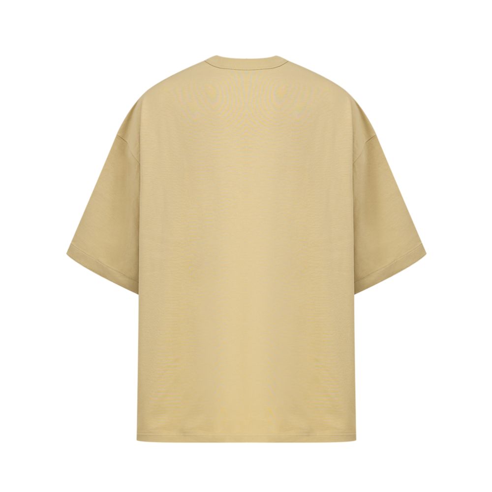 Camiseta de algodão bege Bottega Veneta