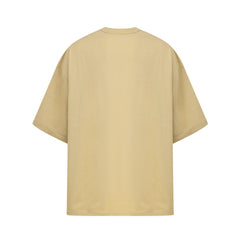 Camiseta de algodão bege Bottega Veneta