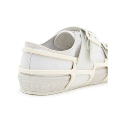 Tênis Burberry de algodão branco