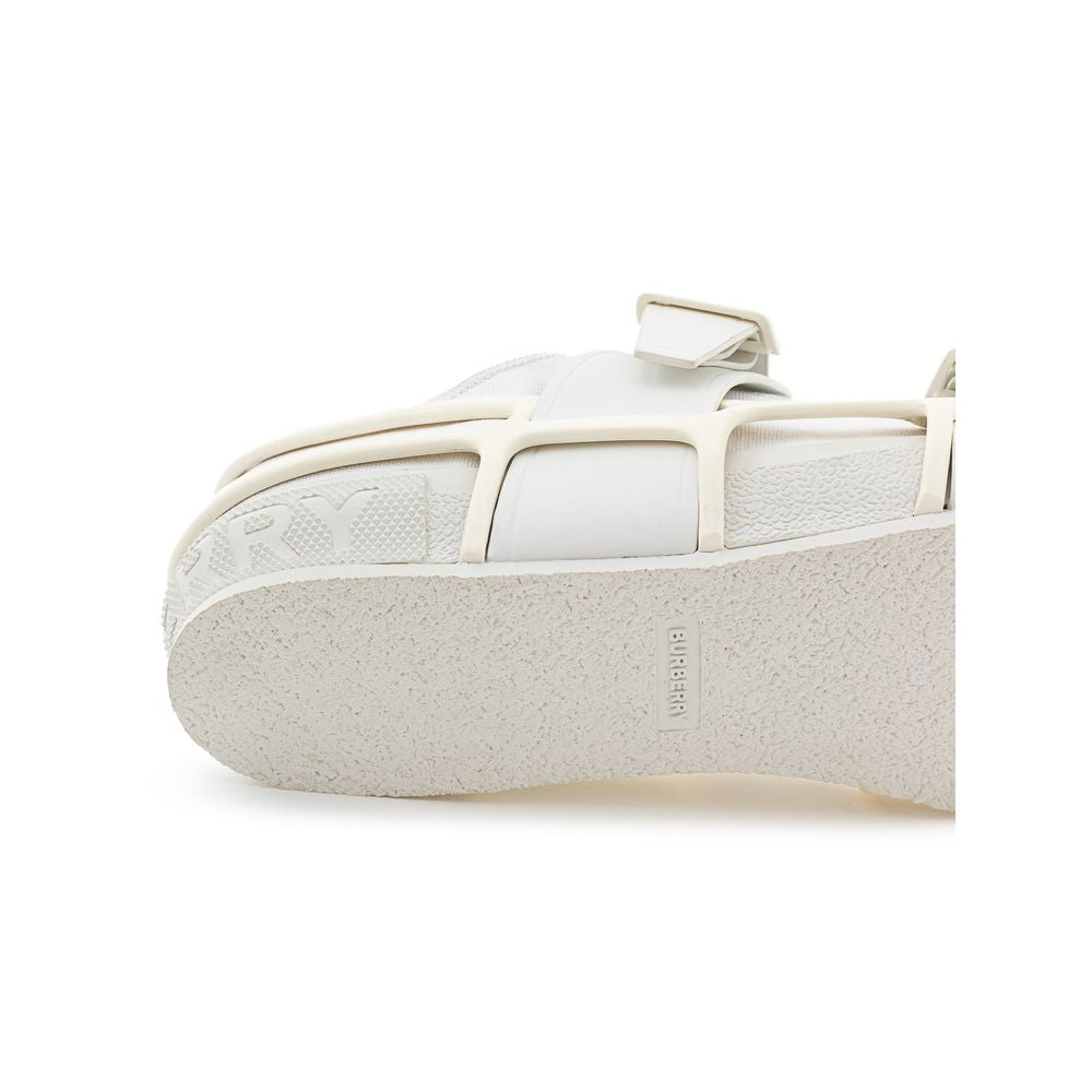 Tênis Burberry de algodão branco
