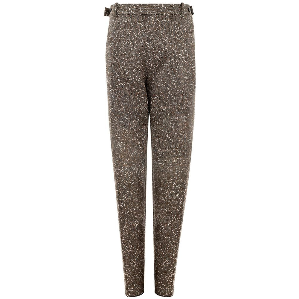 Calça de viscose multicolorida Bottega Veneta para noites elegantes