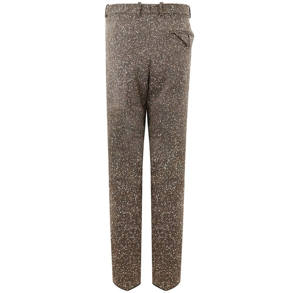 Calça de viscose multicolorida Bottega Veneta para noites elegantes
