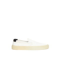 Tênis Saint Laurent Branco Algodão