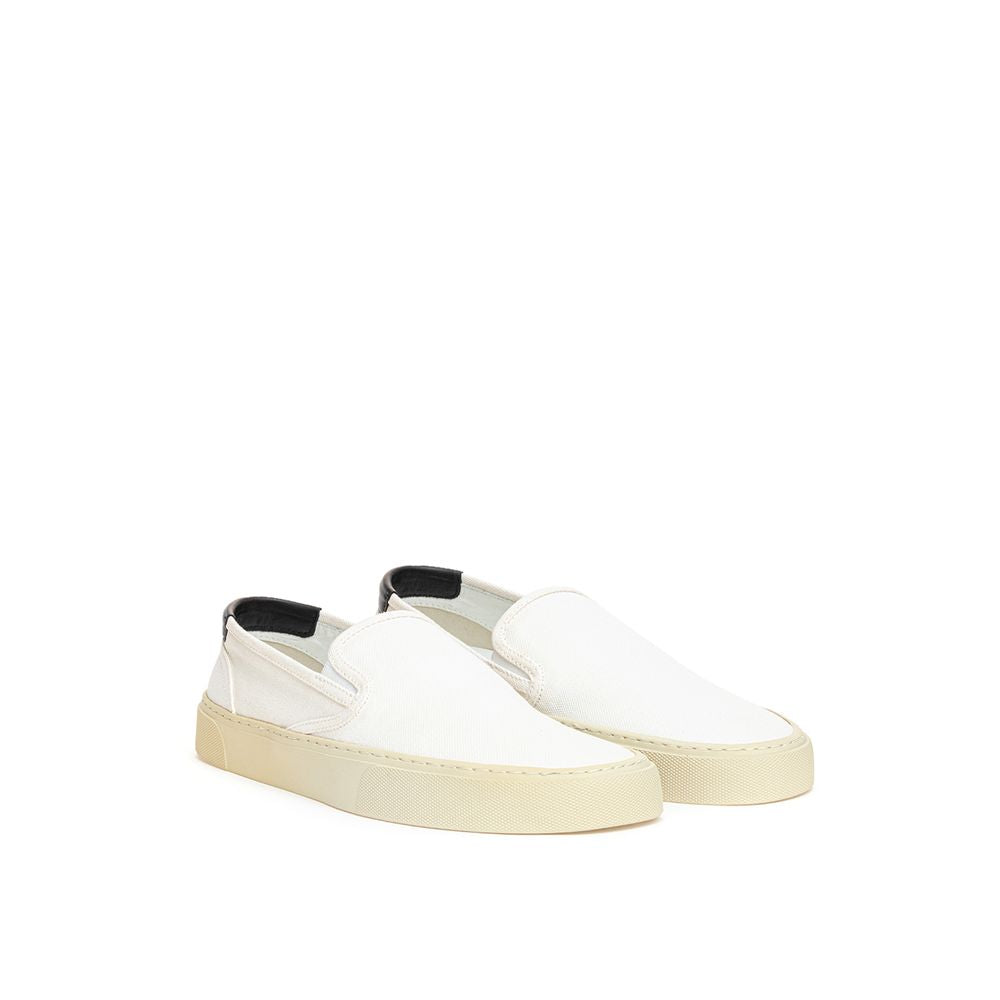Tênis Saint Laurent Branco Algodão
