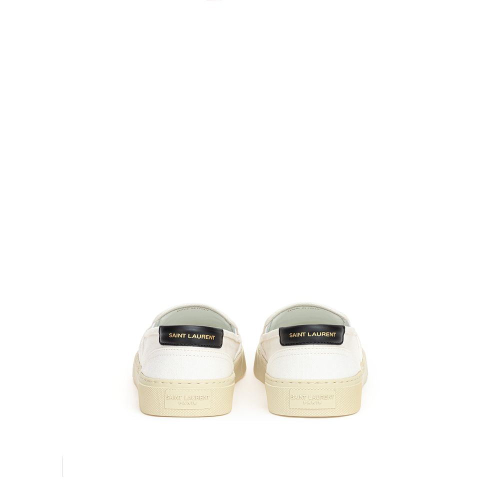 Tênis Saint Laurent Branco Algodão