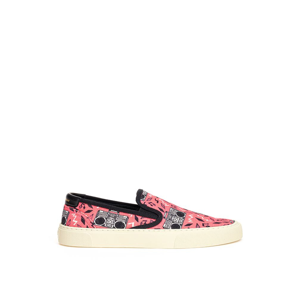Tênis Saint Laurent Rosa Algodão