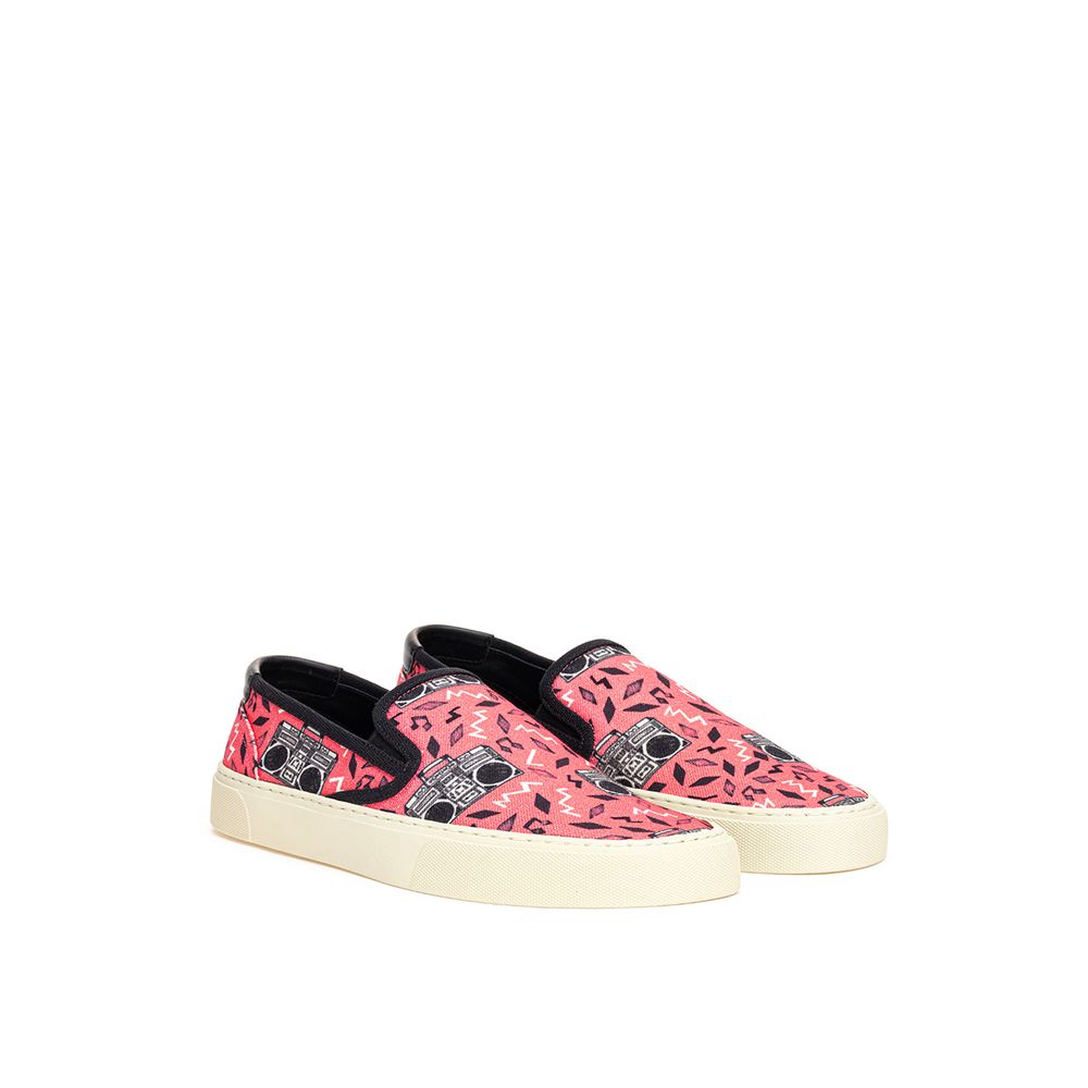 Tênis Saint Laurent Rosa Algodão