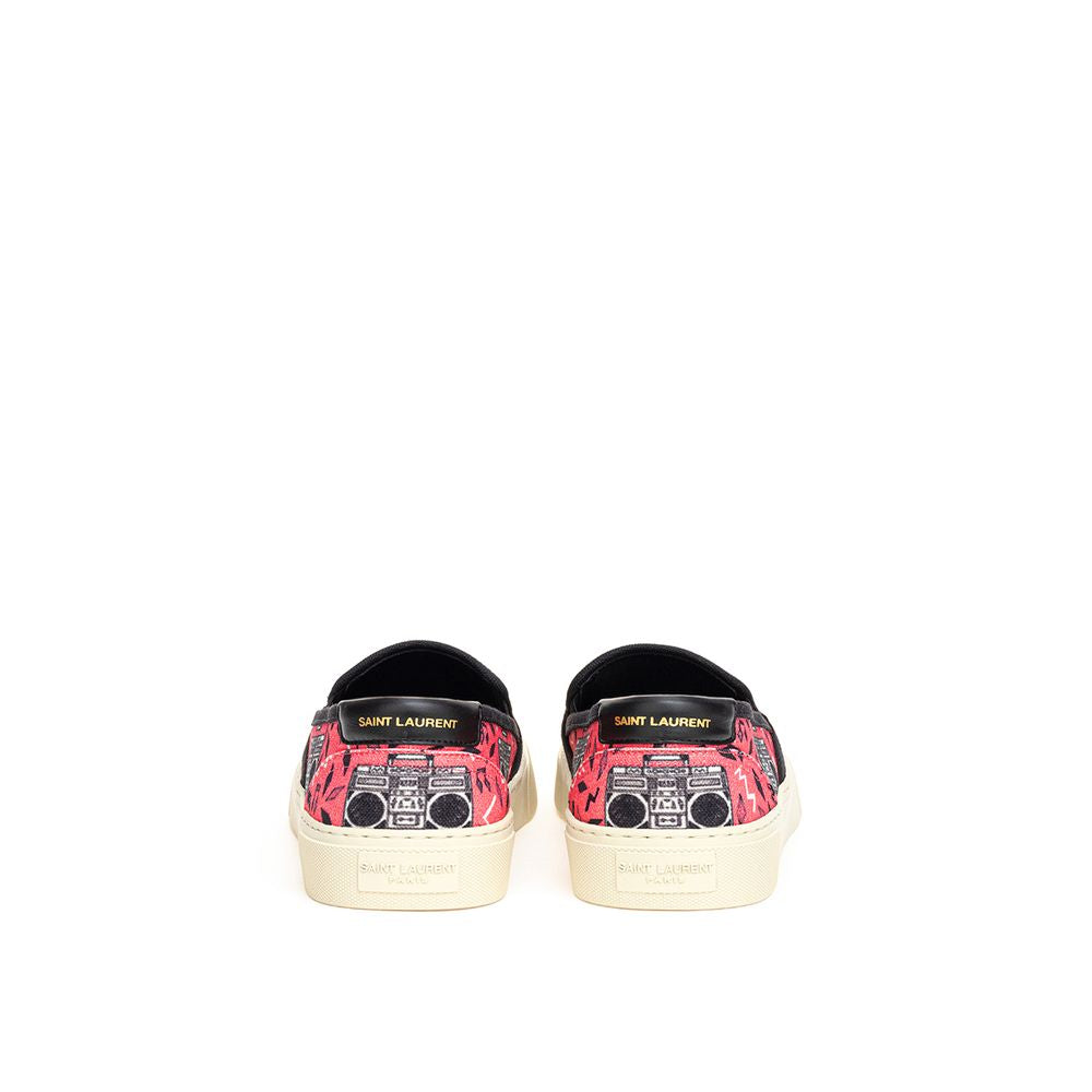 Tênis Saint Laurent Rosa Algodão