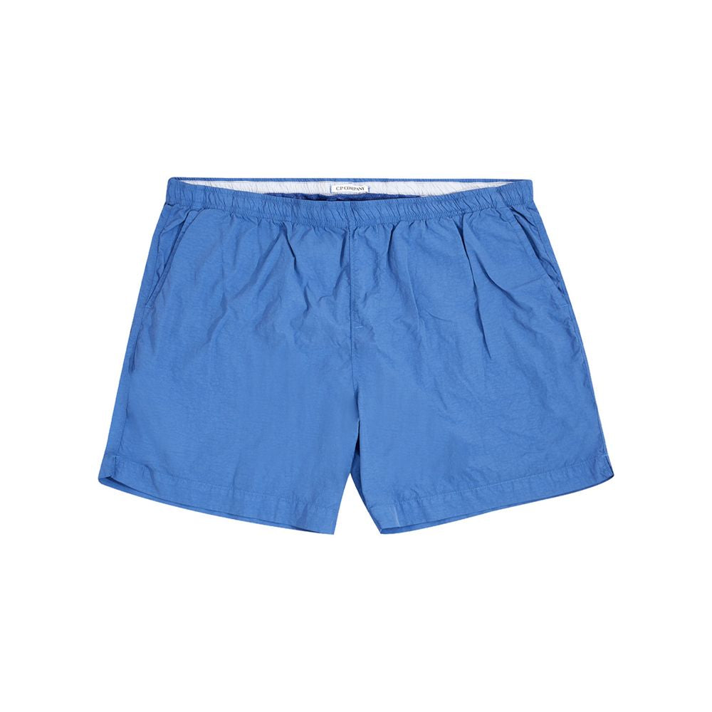 CP Company Traje de banho azul elegante para o homem moderno