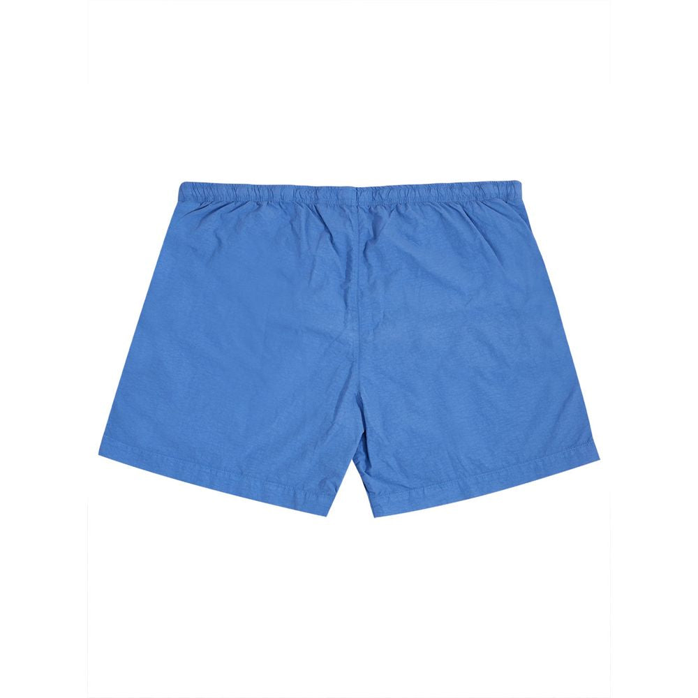 CP Company Traje de banho azul elegante para o homem moderno