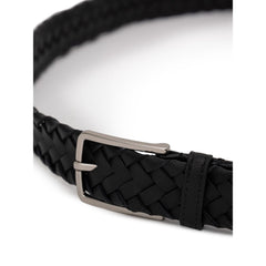 Bottega Veneta Cinto de couro preto
