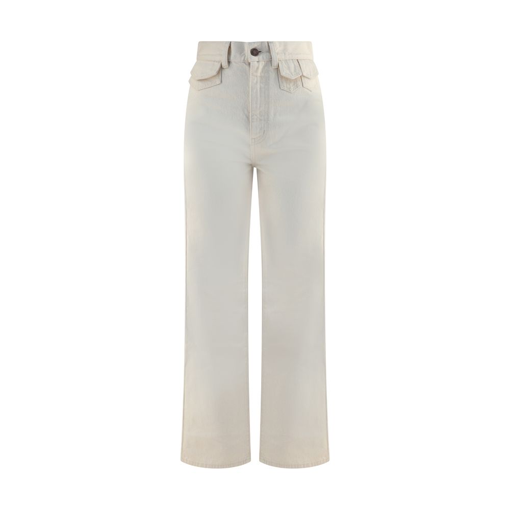 Jeans Chloé com mini bolsos