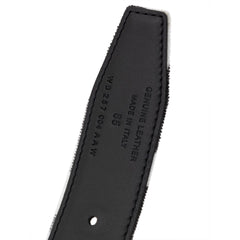 Cinto de couro preto e branco Tom Ford