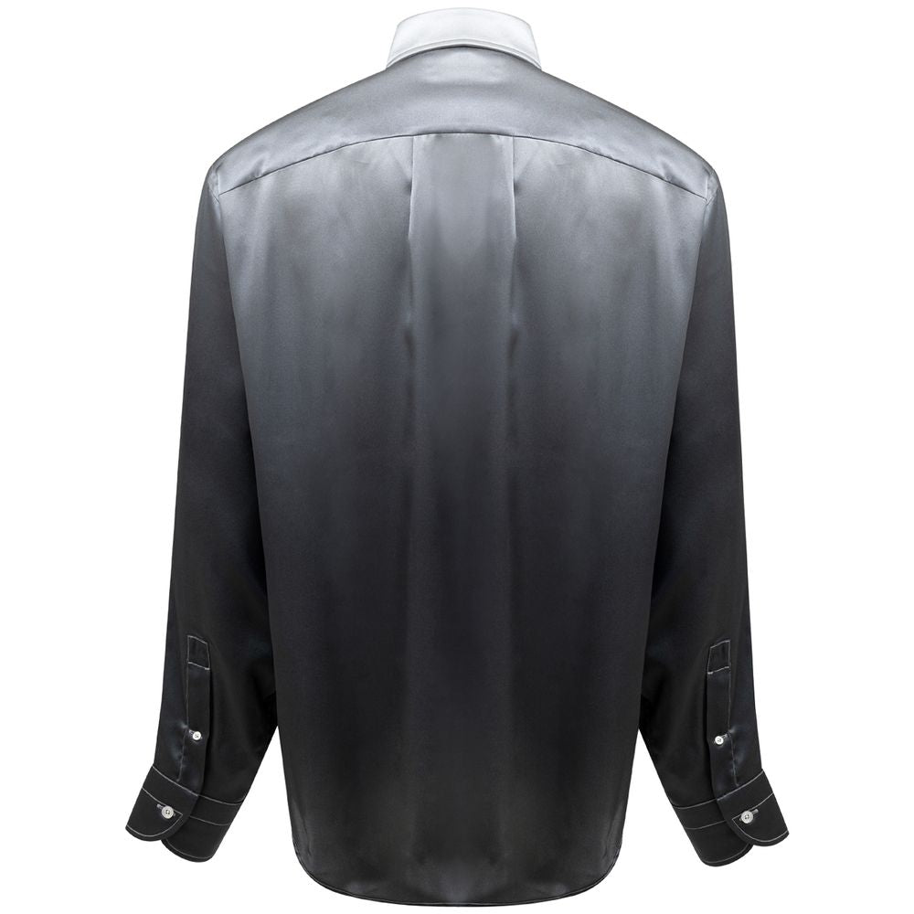 Camisa de seda cinza Tom Ford