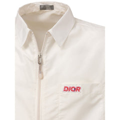 Camisa branca de poliéster Dior