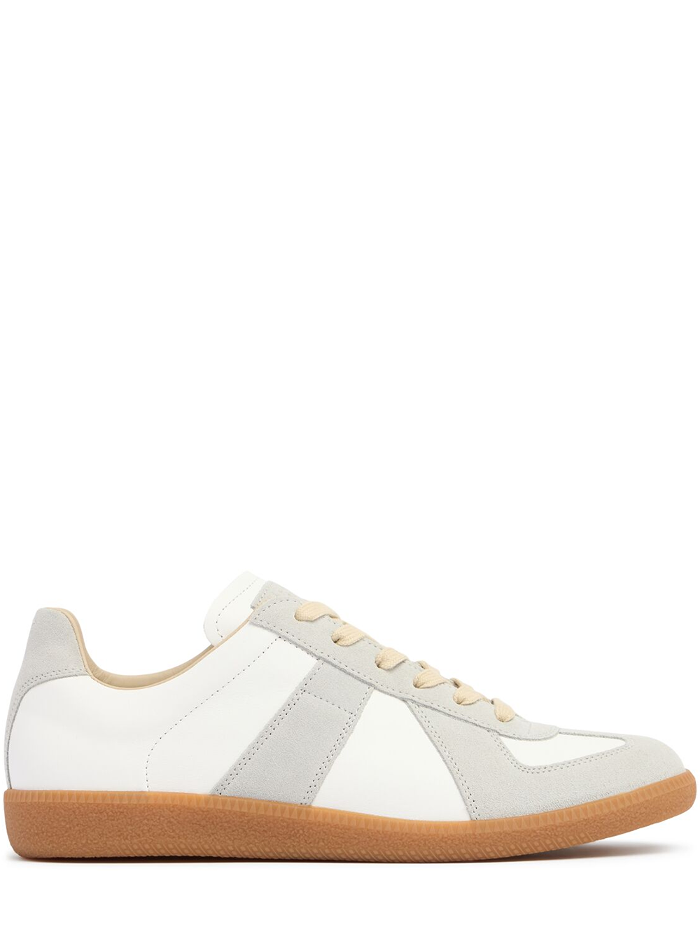 Tênis Maison Margiela Low em couro e camurça