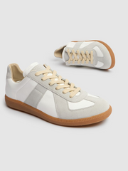 Tênis Maison Margiela Low em couro e camurça