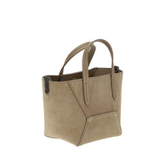 Bolsa de ombro em camurça Brunello Cucinelli