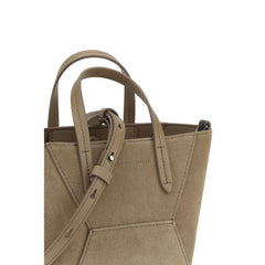 Bolsa de ombro em camurça Brunello Cucinelli