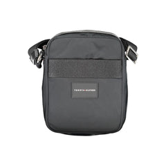 Bolsa de ombro Tommy Hilfiger preta de poliéster