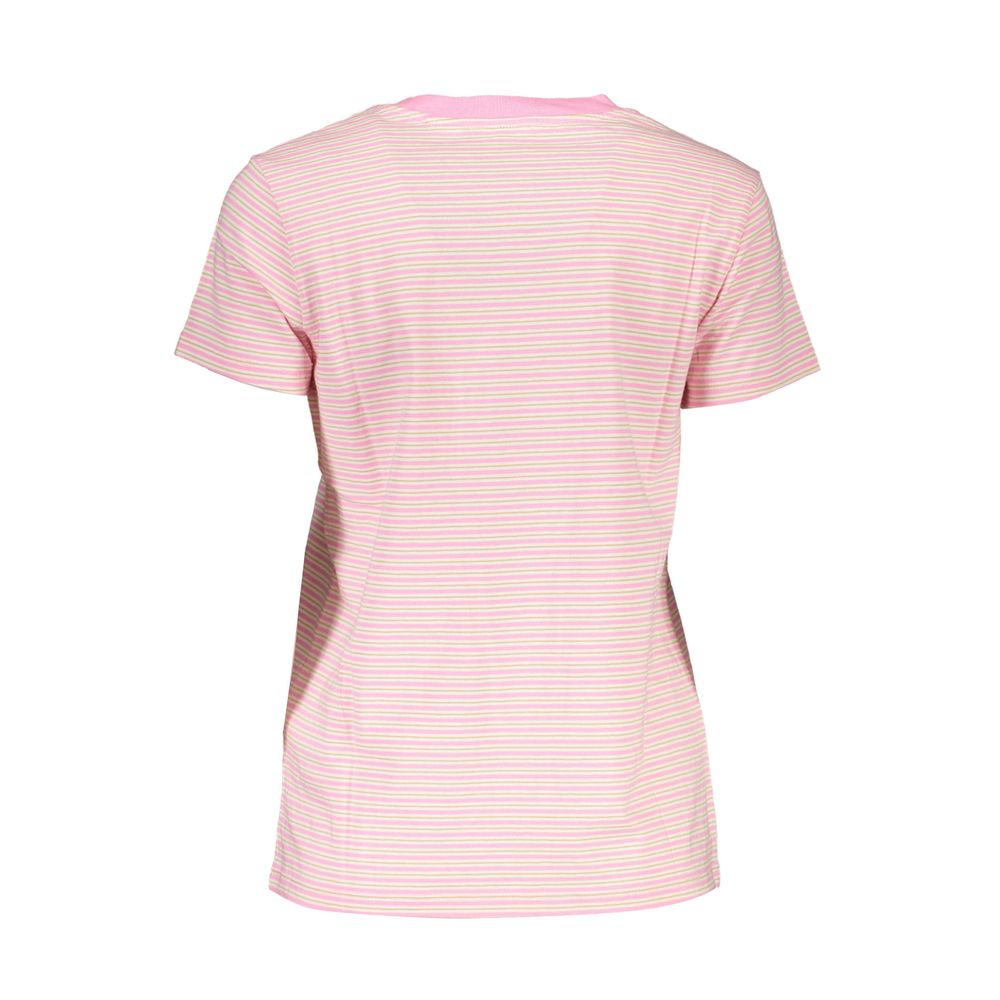 Camiseta feminina Levi's de algodão rosa